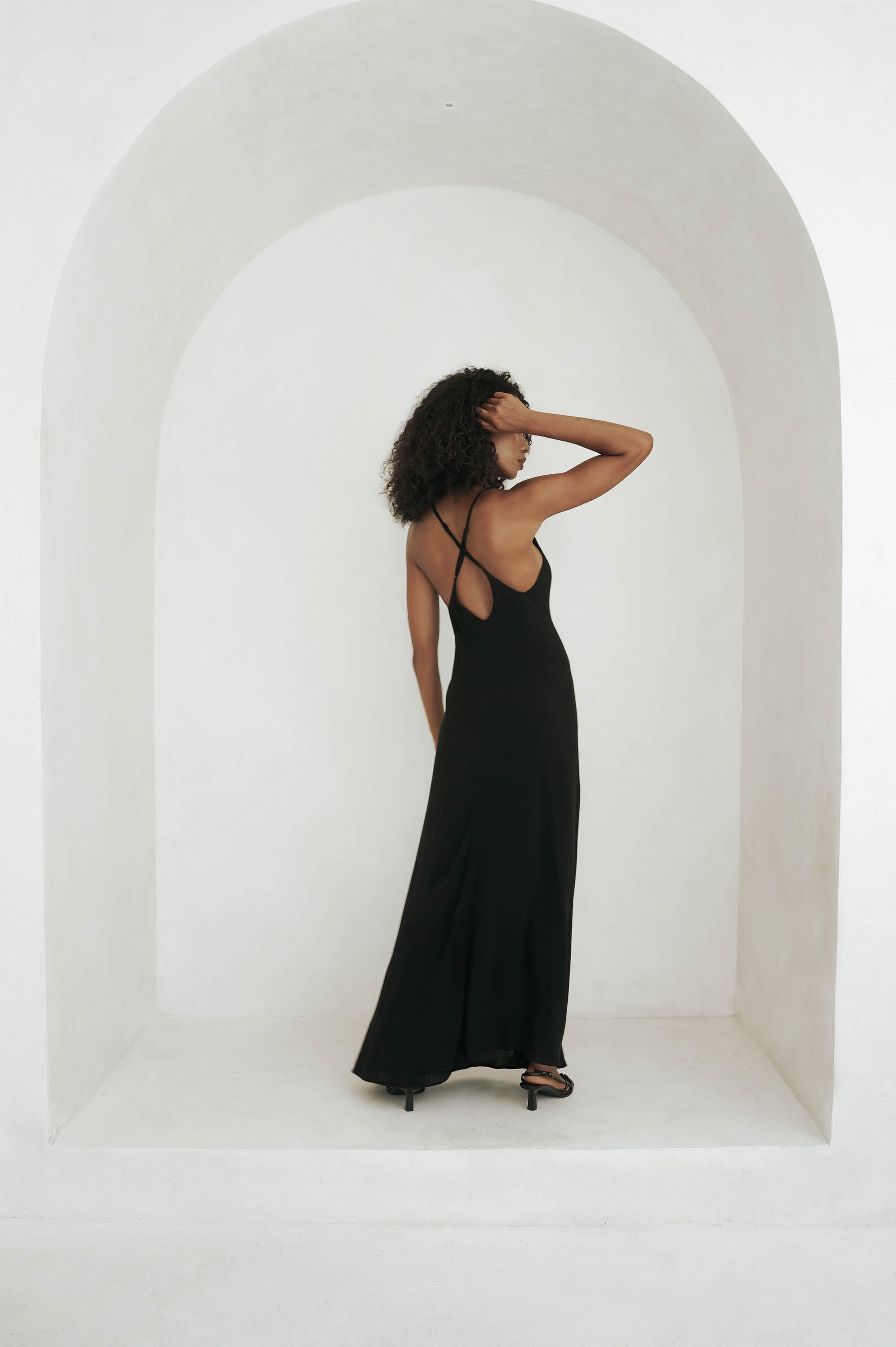 CAMILLA LOW BACK MAXI DRESS